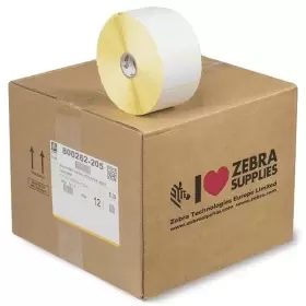 Image of Zebra Z-Select 2000D 800262-205 Original White Labels 57mm x 51mm - 12 Pack (12 x 1370 Labels)