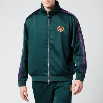 Image of Bel-Air Athletics Mens Academy Track Jacket - Ivy, Court Purple - L