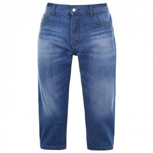 Image of Lee Cooper Denim Shorts Mens - Light Wash