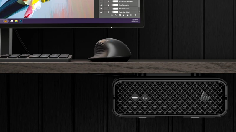 Image of HP Z2 Mini G1i Intel Core Ultra 7 265 32GB RAM 1TB SSD RTX A1000 Windows 11 Pro Mini PC B76RCET#ABU