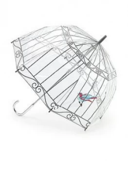 Image of Lulu Guinness Birdcage Umbrella - Clear