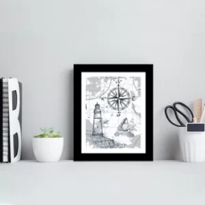 Image of SCT-107 Multicolor Decorative Framed MDF Painting