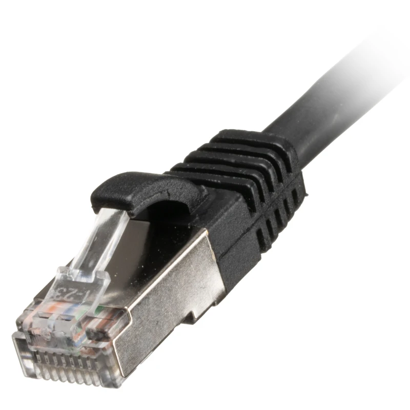 Image of Cablenet CNL 100PK 2M C6a Bk SFTP Ls 26AWG SB networking cable Black C