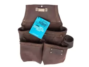Image of OX Tools OX-P263203 Pro Framers Tool Bag Oil Tanned Leather 3 Pouch