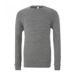 Image of Bella + Canvas Adults Unisex Sponge Fleece Sweatshirt (M) (Deep Heather)