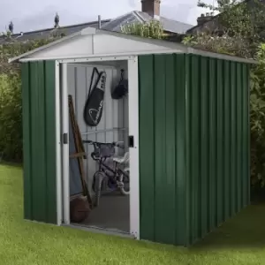 Image of Yardmaster Emerald No Floor Metal Apex Shed 6 x 6ft
