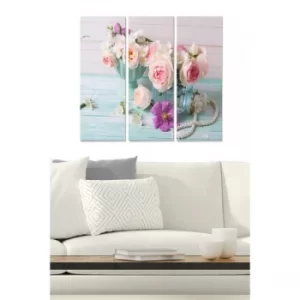 Image of MDF314092376 Multicolor Decorative MDF Painting (3 Pieces)