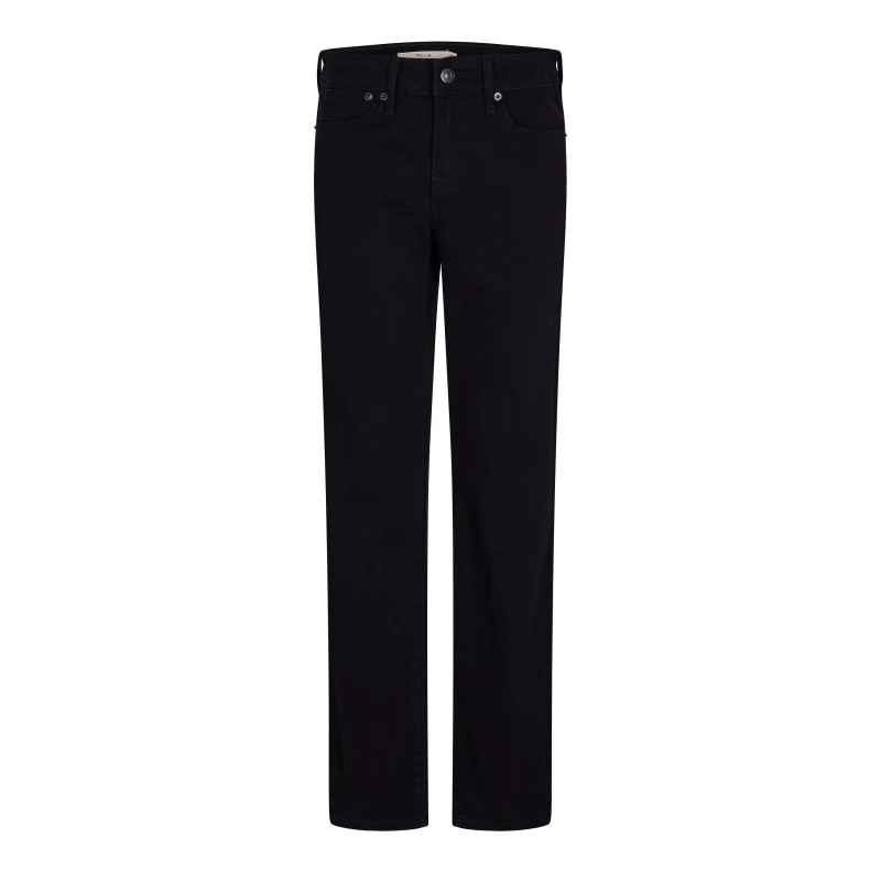 Image of Levis Womens Miles Apa Welt Pocket Slim Fit Jeans Night Is Black female 25 L28