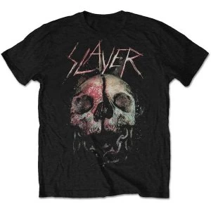 Image of Slayer - Cleaved Skull Mens Small T-Shirt - Black