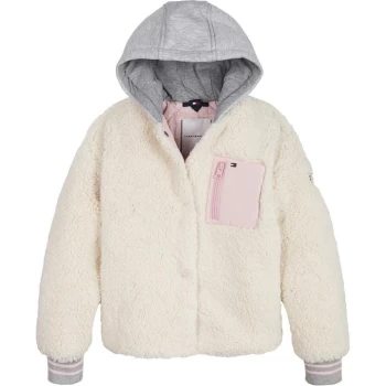 Image of Tommy Hilfiger Tommy Shrpa JktJG99 - Ivory Petal