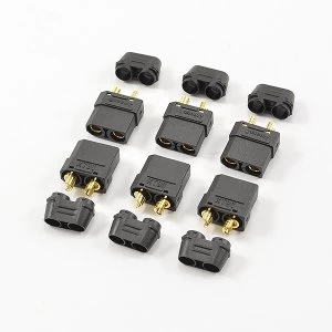 Image of Centro Xt-90 Black Female Connectors (6Pc)