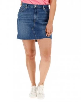 Image of Levis Deconstructed Denim Skirt