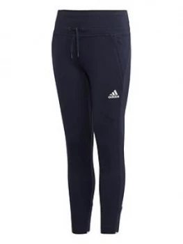 Image of adidas Girls Varcity Pants - Navy, Size 9-10 Years, Women