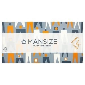 Image of Superdrug Mansize Tissues 3 Ply 55 Sheets