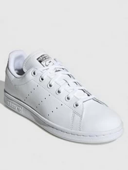 Image of adidas Originals Stan Smith Junior Trainers - White, Size 4