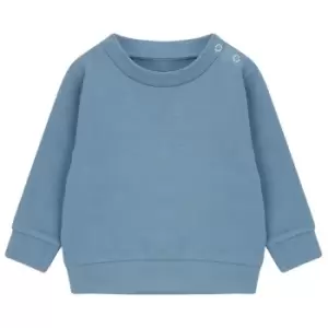 Image of Larkwood Childrens/Kids Sustainable Sweatshirt (6-12 Months) (Stone Blue)