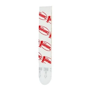 Image of 3M Command White Plastic Medium Single Adhesive strip Pack of 10