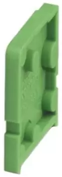 Image of Phoenix Contact D-Front 2,5-V-O.z. End Cover, Pcb Tb, 2.5Mm, Green
