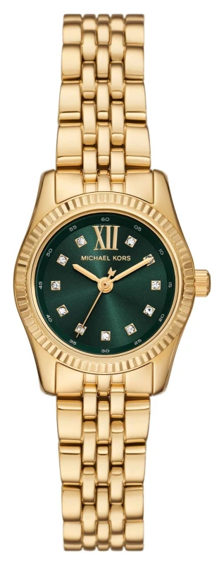 Image of Michael Kors MK4842 Womens Lexington (26mm) Green Dial / Watch