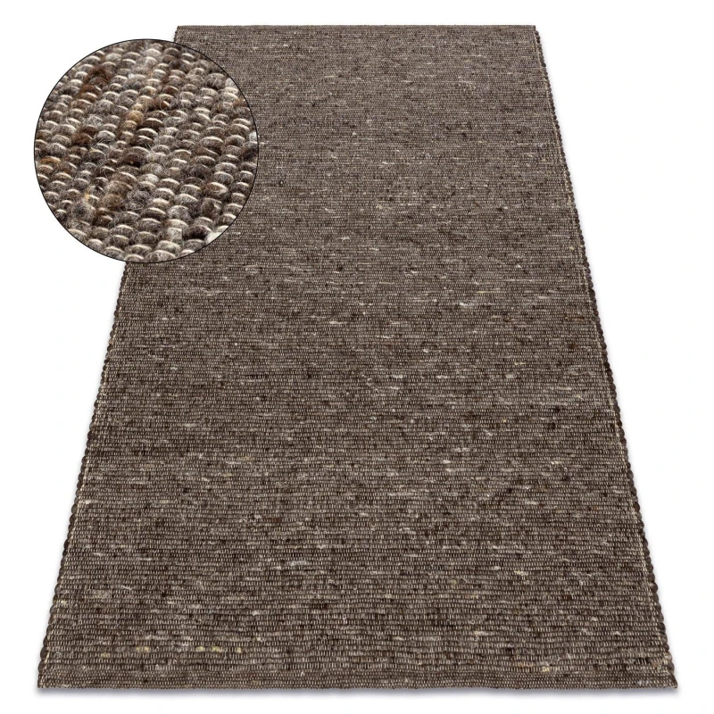 Image of RugsX Nepal Rug in Brown Size: 60cm x 100cm Brown Unisex 60cm x 100 cm