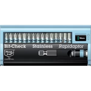 Image of Wera 05071109001 BC/30 Stainless Torsion Bit Check PH/PZ/TX/Hex, 3...