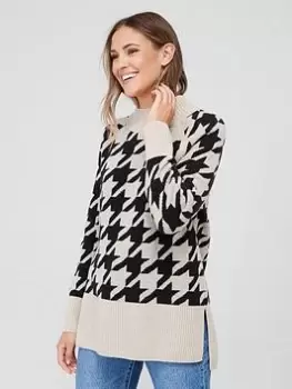 Image of Barbour Tarana Knitted Jumper - Black, Multi, Size 16, Women