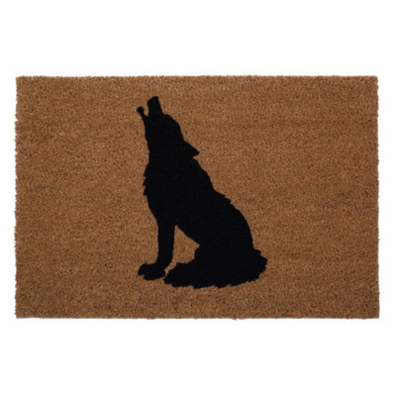 Image of Premier Housewares Wolf Doormat Brown