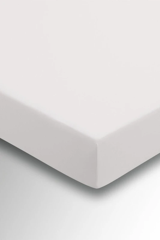 Image of Helena Springfield Helena Springfield 'Plain Dye' Polycotton Fitted Sheet Extra Deep in Silver Size: Super King Fitted Silver Super King Fitted Unis