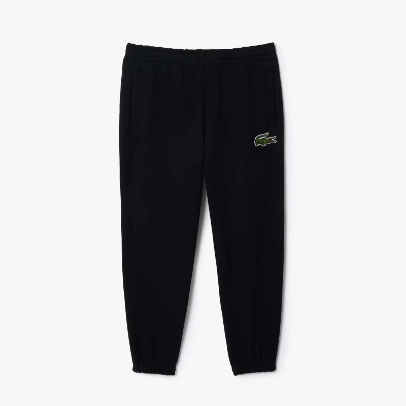 Image of Lacoste Relaxed-Fit Sweatpants Black male 2XS