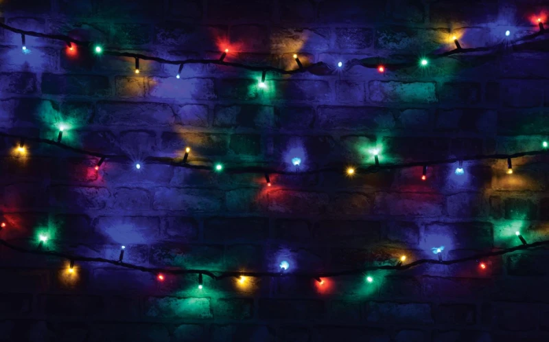 Image of Lyyt Lyyt 180 LED 18m Heavy Duty LED String Lights [Linkable] - Multi Coloured 155.410UK