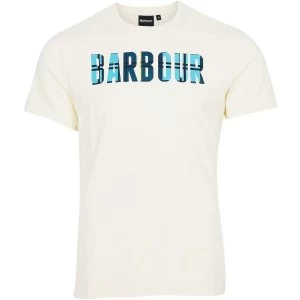 Image of Barbour Mens Canlan Tee Chalk Medium