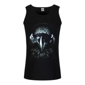 Image of Unorthodox Collective Mens Raven Vest Top (L) (Black)