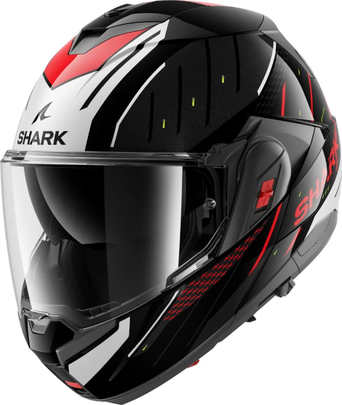 Image of Shark Oxo Rydger Helmet, black-red-silver, Size L for Men