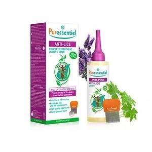 Image of Puressentiel Anti-Lice Treatment Lotion and Comb 100ml