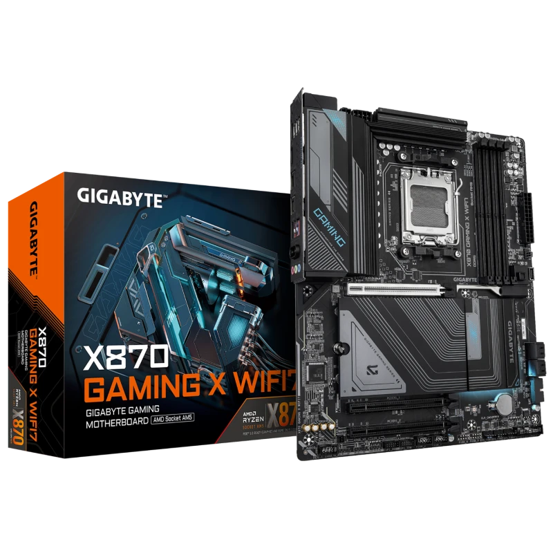 Image of Gigabyte X870 GAMING X WIFI7 AMD Ryzen DDR5 WIFI Motherboard - Socket AM5