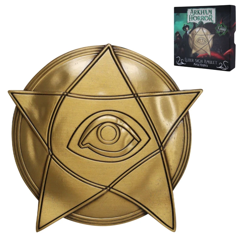 Image of Arkham Horror Limited Edition Replica Elder Sign Amulet Metallics unisex