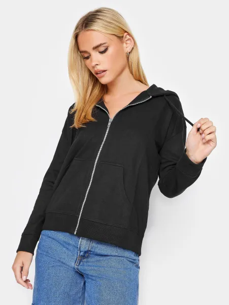 Image of Petite Zip Through Hoodie