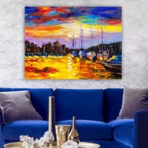 Image of 241700161_70100 Multicolor Decorative Canvas Painting