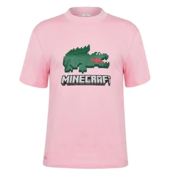 Image of Lacoste Minecraft T-Shirt - Pink