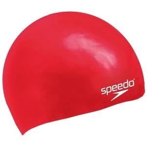 Image of Speedo Silicone Swim Cap Lava Adult
