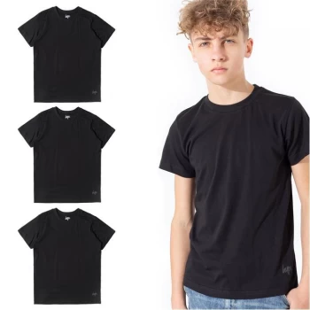 Image of Hype 3 Pack T Shirts Junior Boys - Black