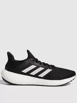 Image of adidas Pureboost 22 Running Shoes - Black/White, Size 10, Men