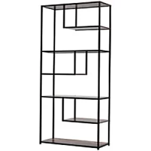 Image of HOMCOM Shelf 836-136 Brown 298 x 820 x 1,750 mm