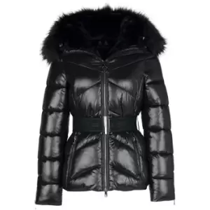 Image of BARBOUR INTERNATIONAL Platinum Cobalt Quilted Jacket - Black