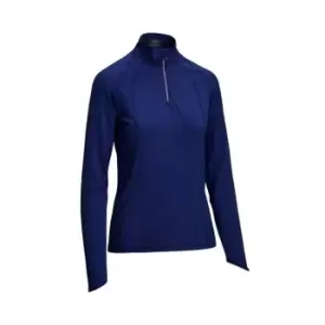 Image of Callaway Zip Base Layer Top Womens - Blue