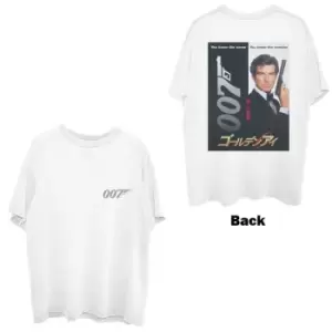 Image of James Bond 007 - Goldeneye Japanese Poster Unisex XX-Large T-Shirt - White