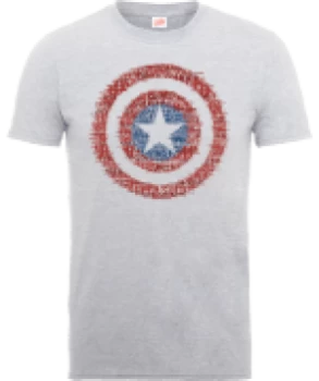 Image of Marvel Avengers Assemble Captain America Super Soldier T-Shirt - Grey - S