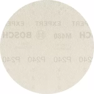 Image of Bosch Expert M480 125mm Net Abrasive Sanding Disc 125mm 240g Pack of 50