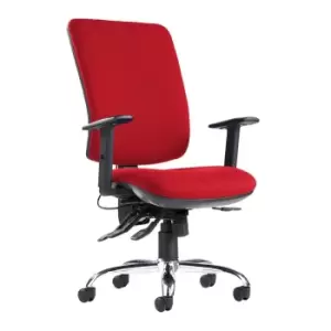 Image of Dams MTO Senza Ergo 24HR Ergonomic Asynchro Task Chair - Bridgetown Purple