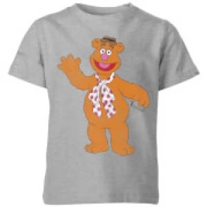 Image of Disney Muppets Fozzie Bear Classic Kids T-Shirt - Grey - 7-8 Years